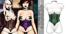 - sixx - Victoria Corset - Teal