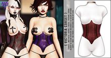 - sixx - Victoria Corset - Red 