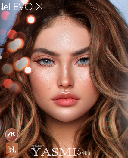 Second Life Marketplace - E.BEAUTY - YASMI SKIN VELOUR - ICY [LELUTKA EvOX]