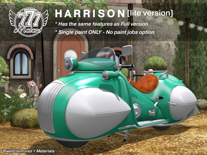 [777-lite] HARRISON - Retro Cyan (Add)