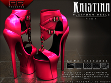 [Renegade] Kristina Platform Heels - Pink