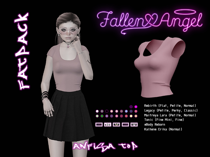 .:: Fallen Angel ::. Anfisa Top FATPACK