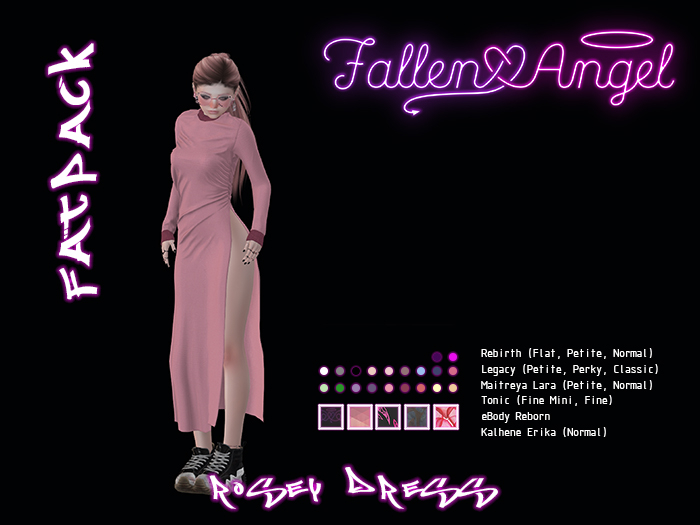 .:: Fallen Angel ::. Rosey Dress - FATPACK