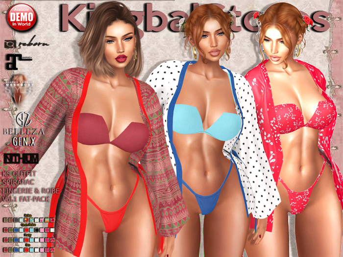 KS OUTFIT SPIRANAC LINGERIE & ROBE Vol.1 FAT-PACK