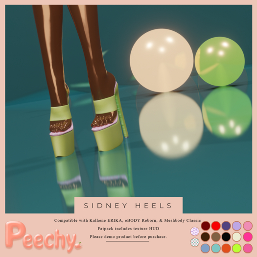 Peechy. Sidney Platform BLACK 