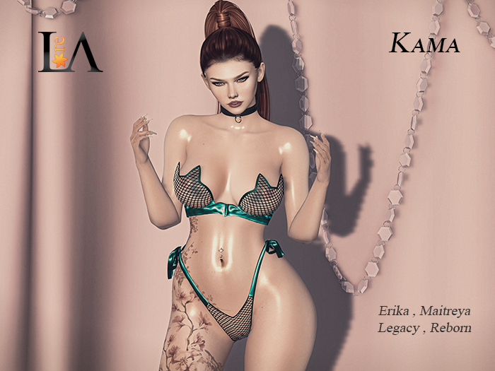 LA-Lingerie Kama  unpack Turquoise