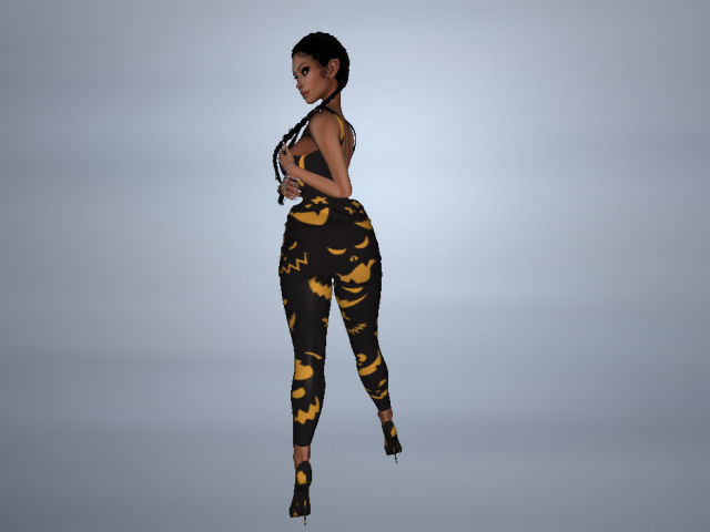 (PROMO) Halloween Legacy Dress+Heels! (Bom Leggings)