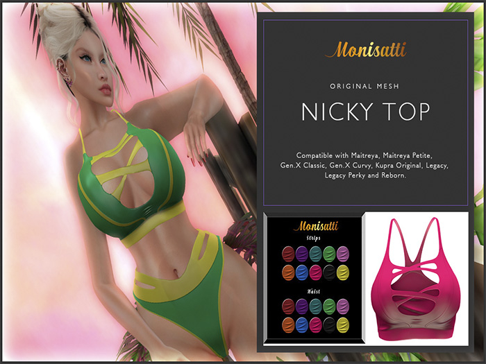 ::Monisatti:: Nicky Top Pink