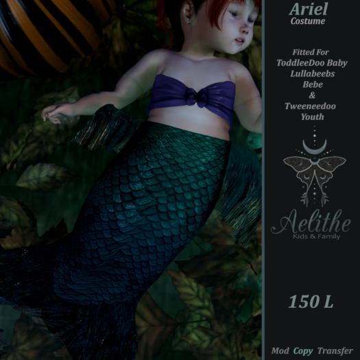 [Aelithe] Ariel Costume - Lullabeebs Toddleedoo