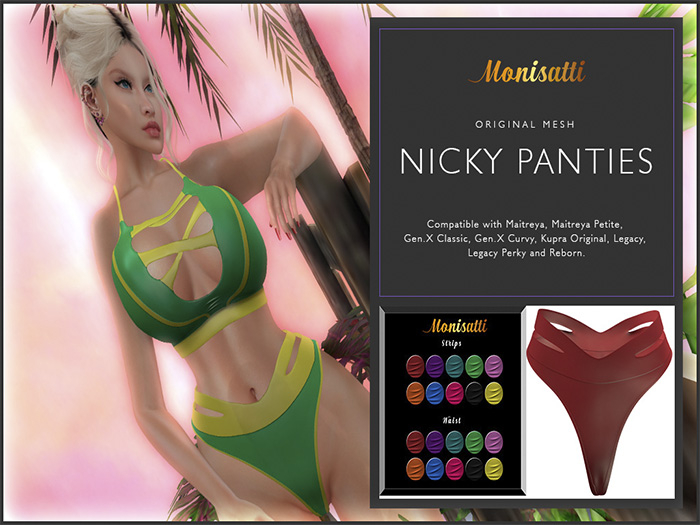 ::Monisatti:: Nicky Panties Red