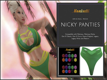 ::Monisatti:: Nicky Panties Green