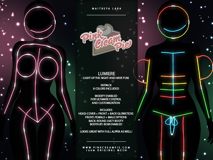 Lumiere Glow Stick Figures [FATPACK] - Maitreya Lara