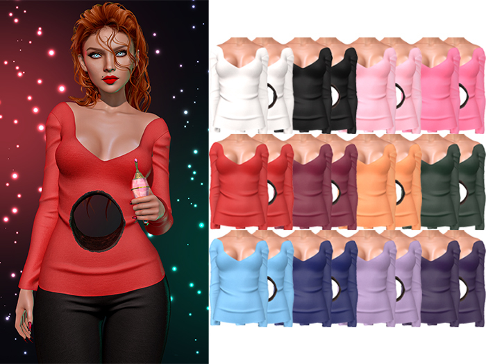 Helen Interactive Hole Shirt [Color Pack] - Legacy