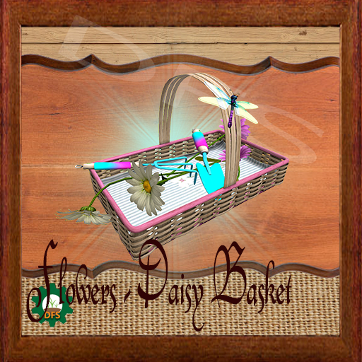 DFSTexture- Flowers - Daisy Basket