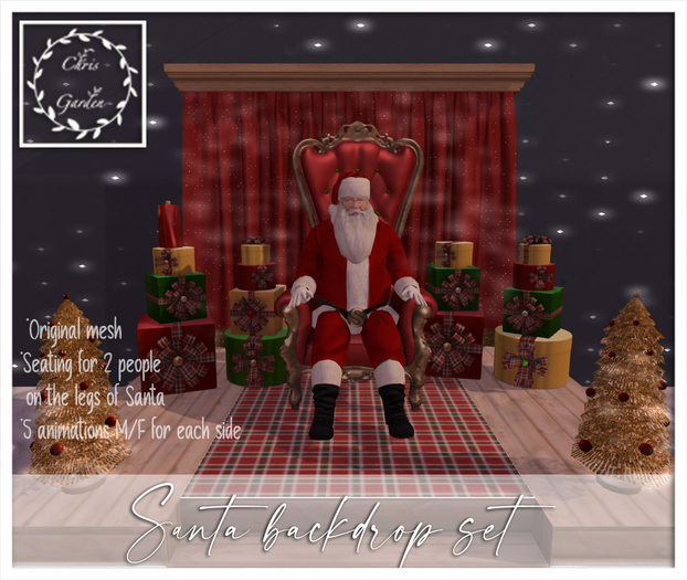 C*Santa backdrop Set