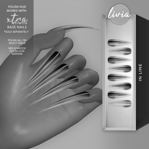 LIVIA Xtra Stiletto Polish HUD // In Line DEMO
