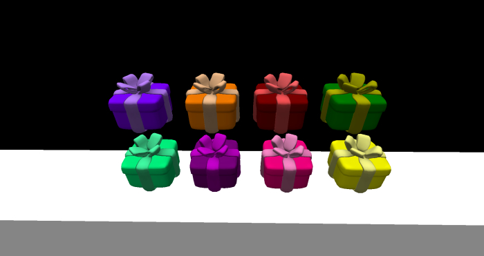 Christmas gift box package