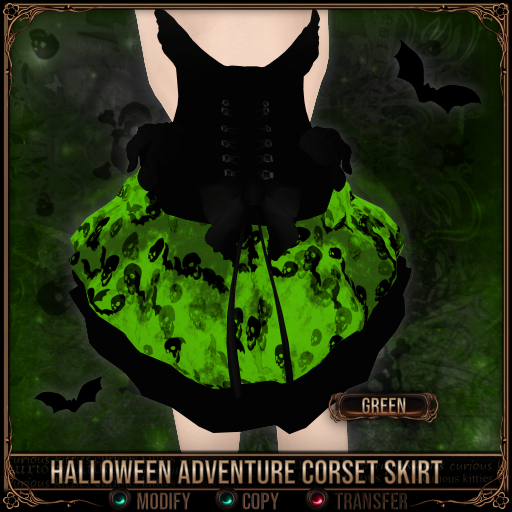 *C:K* Halloween Adventure Corset Skirt - Green