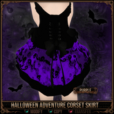 *C:K* Halloween Adventure Corset Skirt - Purple