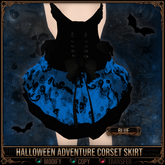 *C:K* Halloween Adventure Corset Skirt - Blue