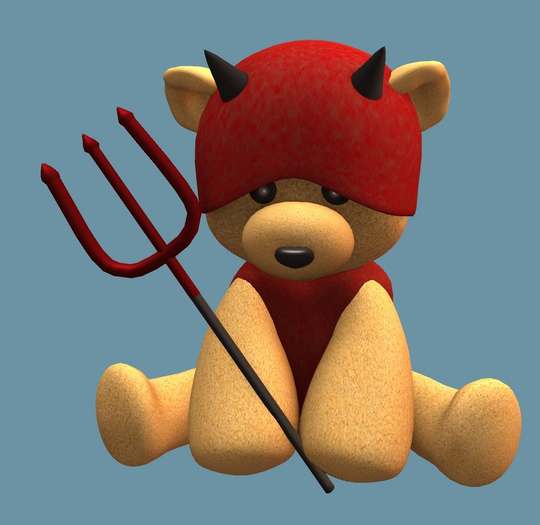 Bee Designs Halloween Teddies Gacha -  Devil