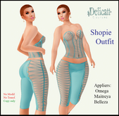 #GIFT#Delicatt Couture -Sophie Outfit - blue