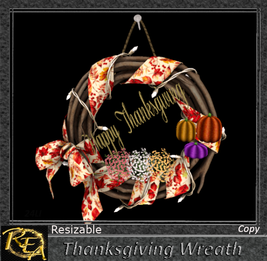 ::REA:: Thanksgiving Wreath