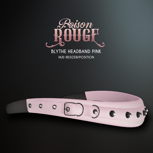 POISON ROUGE Blythe Headband Pink
