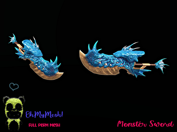 OhMyMesh! Monster Sword - Full Perm Mesh