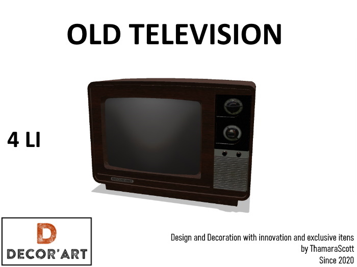DECOR'ART - OLD TELEVISION