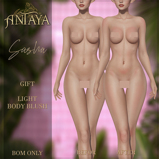 :: ANTAYA :: Light body blush "Sasha" - GIFT