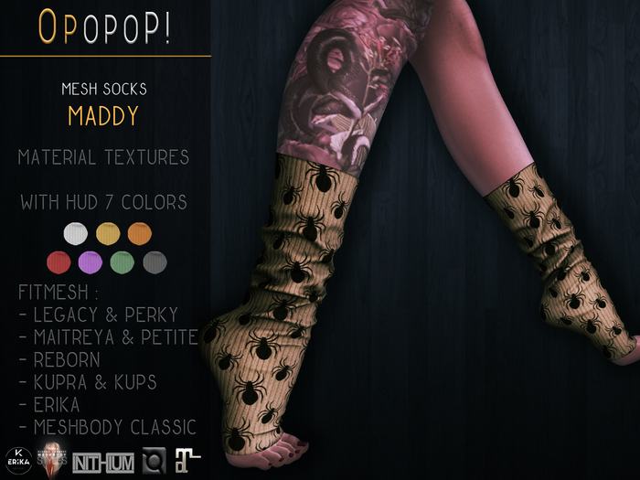 OPOPOP ! Mesh Socks MADDY V#3