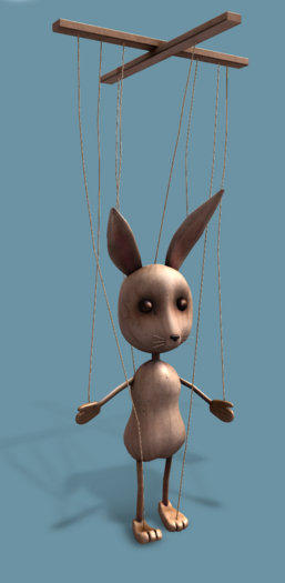 5 ionic : Creepy bunny puppet