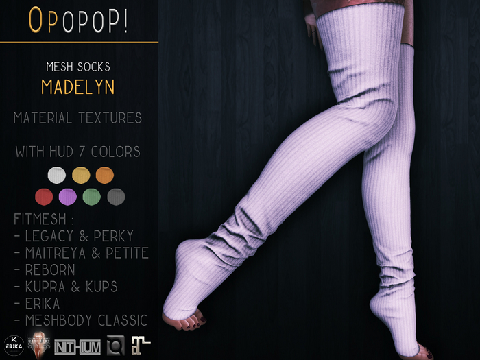 OPOPOP ! Mesh Socks MADELYN V#1