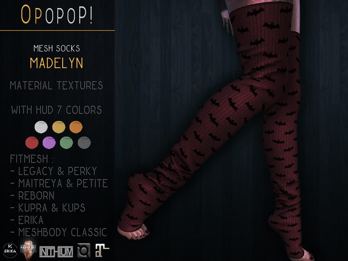 OPOPOP ! Mesh Socks MADELYN V#2