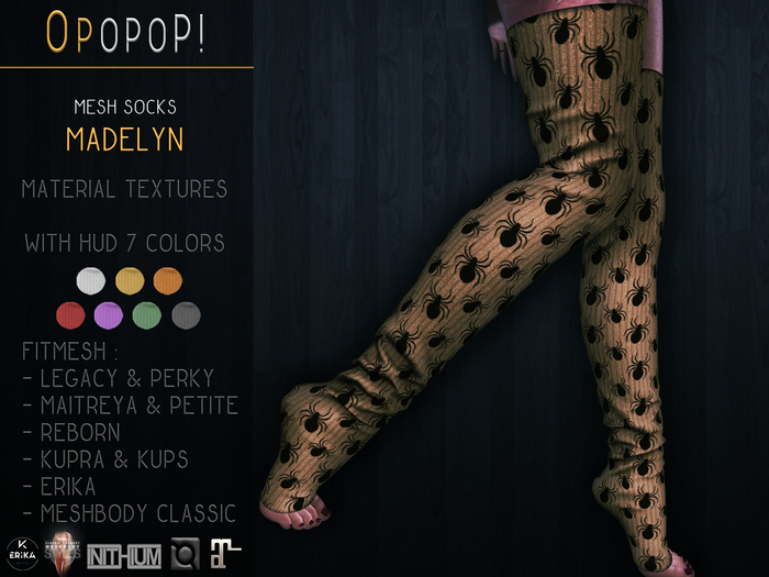 OPOPOP ! Mesh Socks MADELYN V#3