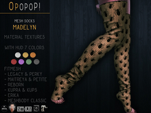 OPOPOP ! Mesh Socks MADELYN V#3