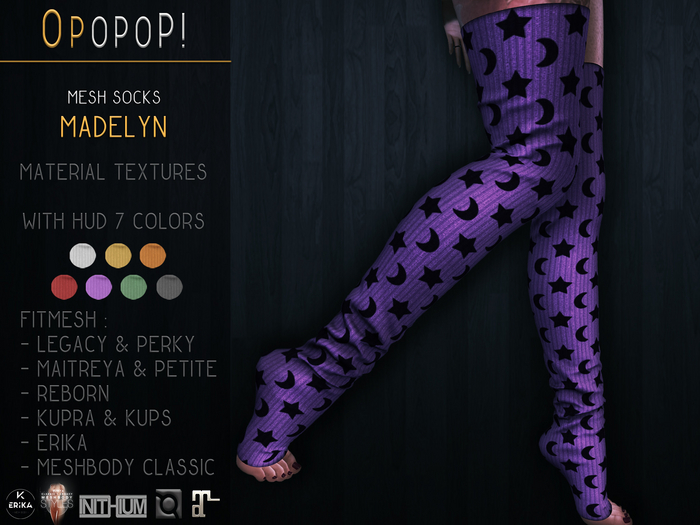 OPOPOP ! Mesh Socks MADELYN V#4