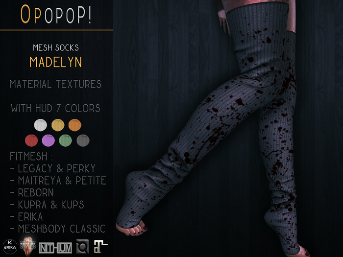 OPOPOP ! Mesh Socks MADELYN V#6