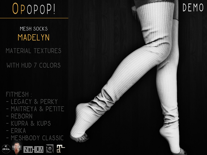 OPOPOP ! Mesh Socks MADELYN V# DEMO