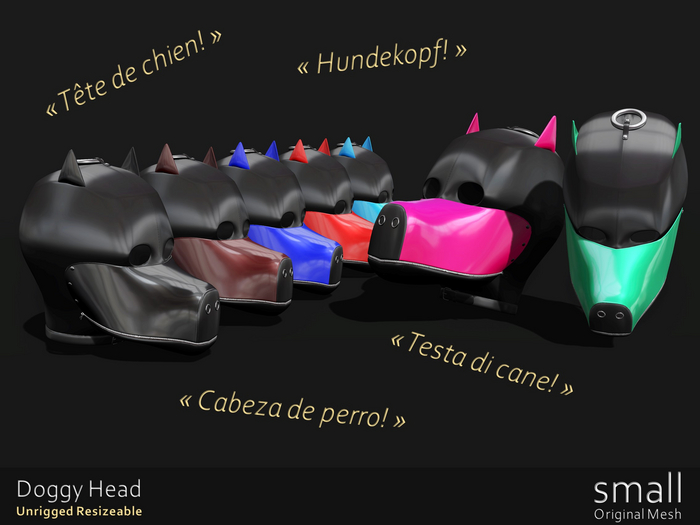 small Doggy Head FATPACK