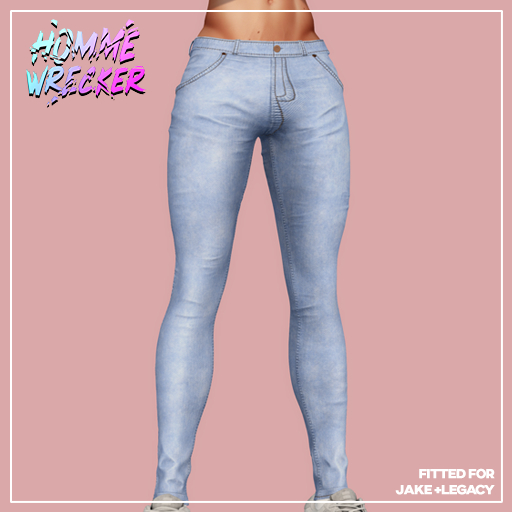 {Homme Wrecker}Liam Jeans-Blue I*Add Me*