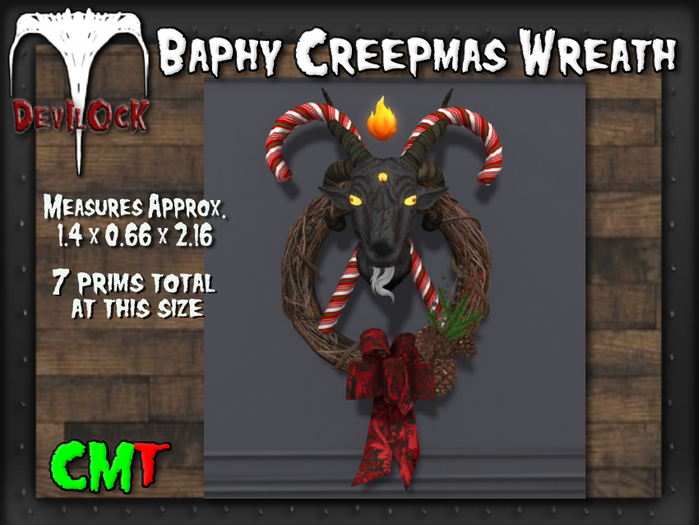 DEVILOCK - Baphy Creepmas Wreath (ADD TO UNPACK)