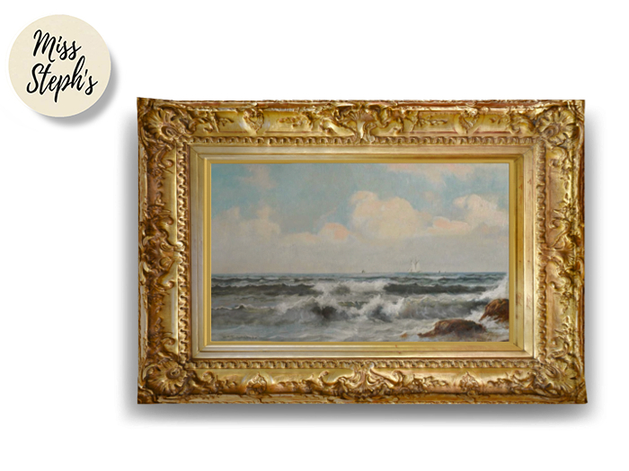Painting: William Trost Richards - Seascape