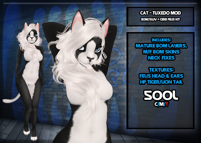 F&L - Cat - SLUV/BOM Mod - Tuxedo