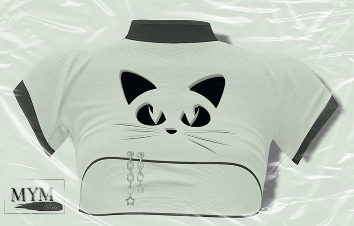 MymStore- UranusTop- WhiteCat