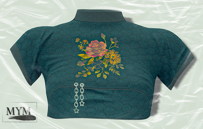 MymStore- UranusTop- BlueFlowers
