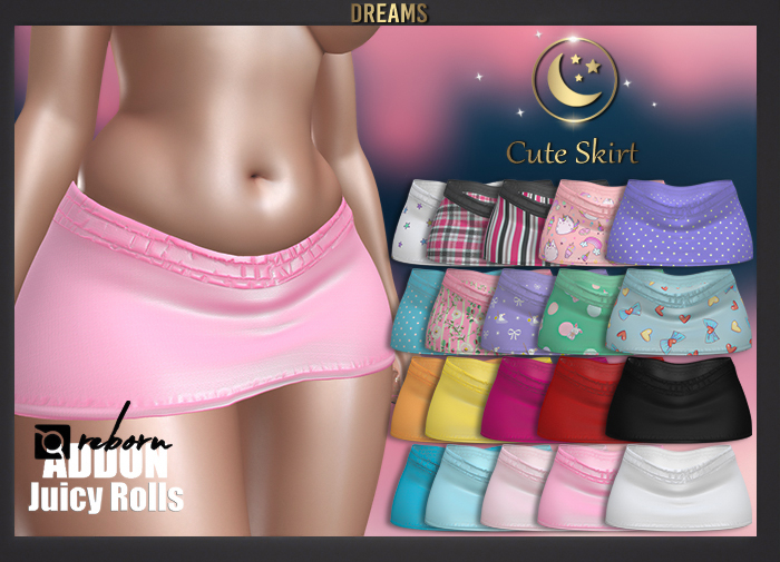 - DS - Cute Skirt - FATPACK - [ADD]