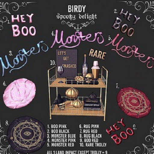 Birdy - Spooky Delight - Boo Pink