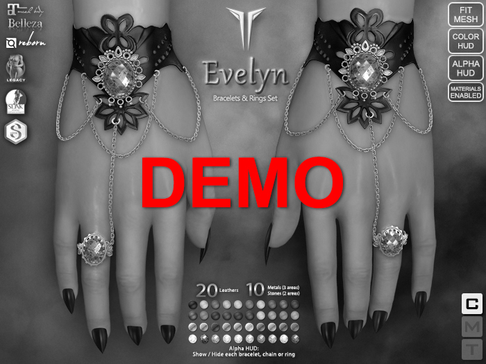 **RE** Evelyn Bracelets & Rings DEMO